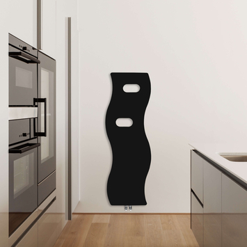 Radiva - Muscha İnce Dizayn Havlupan 500x1390 Siyah