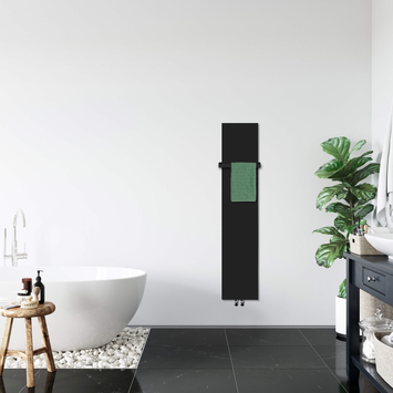 Radiva - Navos İnce Dizayn Havlupan 250x1190 Siyah