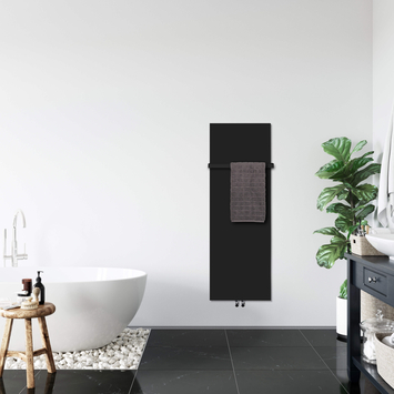 Radiva - Navos İnce Dizayn Havlupan 450x1190 Siyah