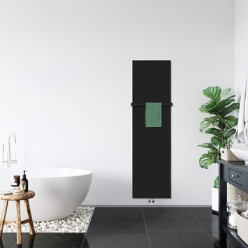 Radiva - Navos İnce Dizayn Havlupan 450x1490 Siyah