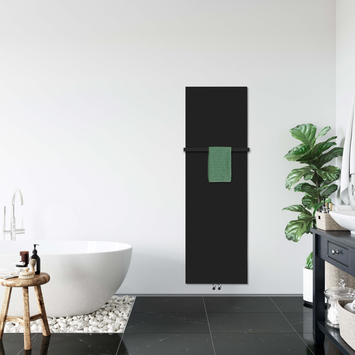 Radiva - Navos İnce Dizayn Havlupan 550x1490 Siyah