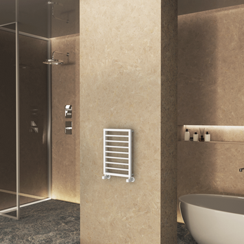 Radiva - Naxos Decorative Towel Warmer 450x655 Matt White 9016 Radiva - Naxos Decorative Towel Warmer 450x655 Matt White 9016