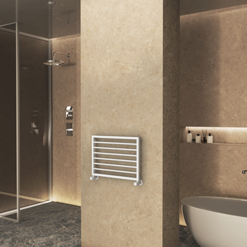 Radiva - Naxos Decorative Towel Warmer 800x578 Matt White 9016