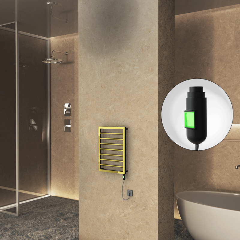 NAXOS Elektrikli Havlupan 450x655 Altın (On/Off Düğmeli) 200W