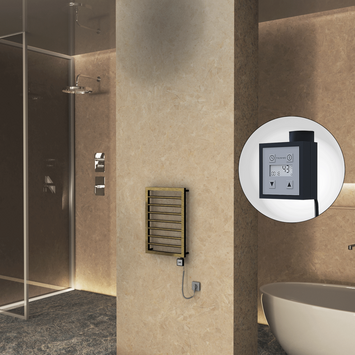  - NAXOS Elektrikli Havlupan 450x655 Antik Parlak (KTX3 Termostat) 200W Spiral Kablolu