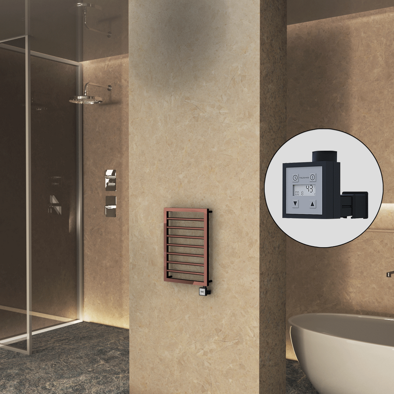 NAXOS Elektrikli Havlupan 450x655 Bakır Parlak (KTX3 Termostat) 200W