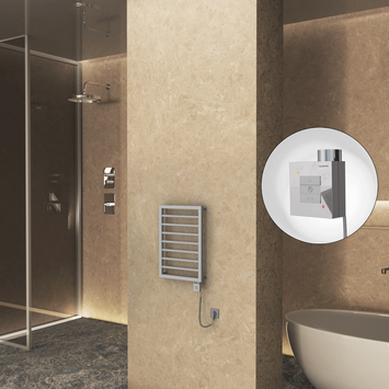 Radiva - NAXOS Elektrikli Havlupan 450x655 Gri 7012 Texture (KTX1 Termostat) 300W Spiral Kablolu Radiva - NAXOS Elektrikli Havlupan 450x655 Gri 7012 Texture (KTX1 Termostat) 300W Spiral Kablolu