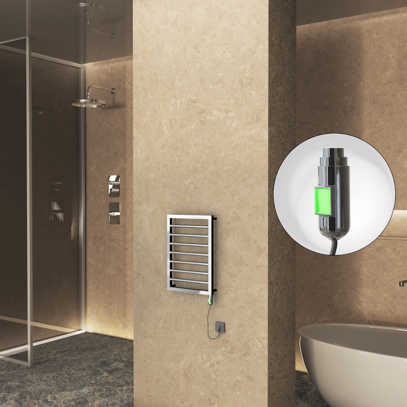 NAXOS Elektrikli Havlupan 450x655 Krom (On/Off Düğmeli) 200W