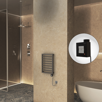  - NAXOS Elektrikli Havlupan 450x655 Terra Matt Texture (KTX1 Termostat) 300W Spiral Kablolu