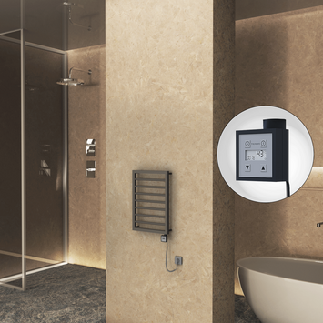 - NAXOS Elektrikli Havlupan 450x655 Terra Matt Texture (KTX3 Termostat) 300W Spiral Kablolu  - NAXOS Elektrikli Havlupan 450x655 Terra Matt Texture (KTX3 Termostat) 300W Spiral Kablolu