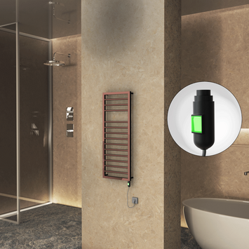 - NAXOS Elektrikli Havlupan 500x1193 Bakır Parlak (On/Off Düğmeli) 300W  - NAXOS Elektrikli Havlupan 500x1193 Bakır Parlak (On/Off Düğmeli) 300W