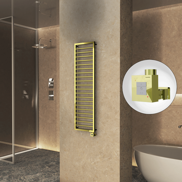 Radiva - NAXOS Elektrikli Havlupan 500x1655 Altın (KTX1 Termostat) 600W Radiva - NAXOS Elektrikli Havlupan 500x1655 Altın (KTX1 Termostat) 600W