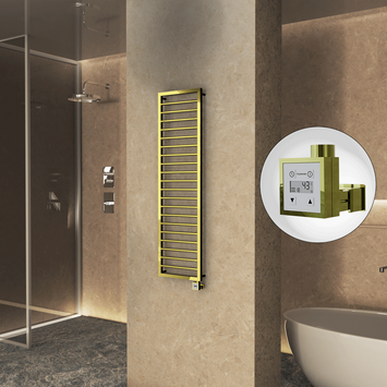 Radiva - NAXOS Elektrikli Havlupan 500x1655 Altın (KTX3 Termostat) 600W Radiva - NAXOS Elektrikli Havlupan 500x1655 Altın (KTX3 Termostat) 600W