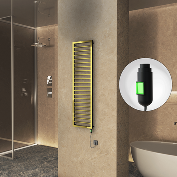 Radiva - NAXOS Elektrikli Havlupan 500x1655 Altın (On/Off Düğmeli) 600W Radiva - NAXOS Elektrikli Havlupan 500x1655 Altın (On/Off Düğmeli) 600W