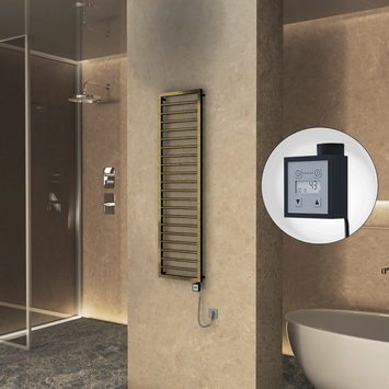  - NAXOS Elektrikli Havlupan 500x1655 Antik Parlak (KTX3 Termostat) 600W Spiral Kablolu