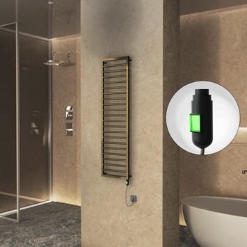  - NAXOS Elektrikli Havlupan 500x1655 Antik Parlak (On/Off Düğmeli) 600W