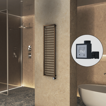  - NAXOS Elektrikli Havlupan 500x1655 Bakır Eskitme Parlak (KTX3 Termostat) 600W