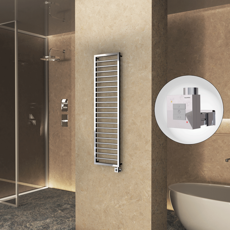 NAXOS Elektrikli Havlupan 500x1655 Krom (KTX1 Termostat) 600W