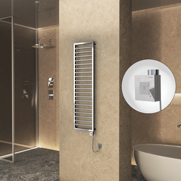 - NAXOS Elektrikli Havlupan 500x1655 Krom (KTX1 Termostat) 600W Spiral Kablolu  - NAXOS Elektrikli Havlupan 500x1655 Krom (KTX1 Termostat) 600W Spiral Kablolu