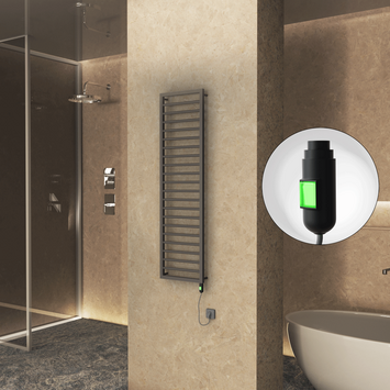 - NAXOS Elektrikli Havlupan 500x1655 Terra Matt Texture (On/Off Düğmeli) 600W  - NAXOS Elektrikli Havlupan 500x1655 Terra Matt Texture (On/Off Düğmeli) 600W