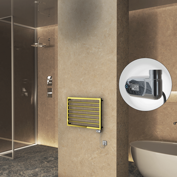  - NAXOS Elektrikli Havlupan 800x578 Altın (Thesis Termostat) 300W