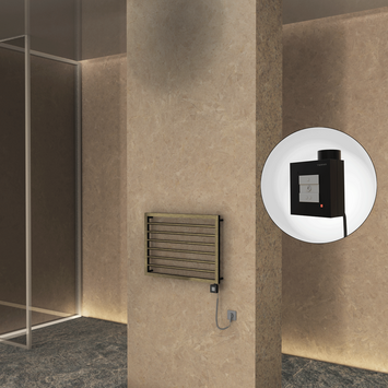  - NAXOS Elektrikli Havlupan 800x578 Antik Parlak (KTX1 Termostat) 300W Spiral Kablolu