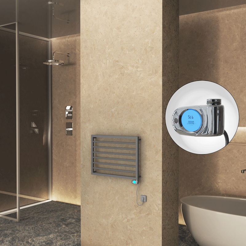 NAXOS Elektrikli Havlupan 800x578 Antrasit Texture (Musa Termostat) 300W NAXOS Elektrikli Havlupan 800x578 Antrasit Texture (Musa Termostat) 300W