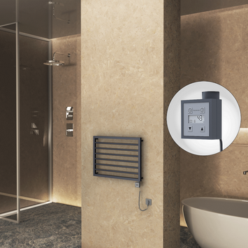 - NAXOS Elektrikli Havlupan 800x578 Koyu Antrasit Texture (KTX3 Termostat) 300W Spiral Kablolu  - NAXOS Elektrikli Havlupan 800x578 Koyu Antrasit Texture (KTX3 Termostat) 300W Spiral Kablolu