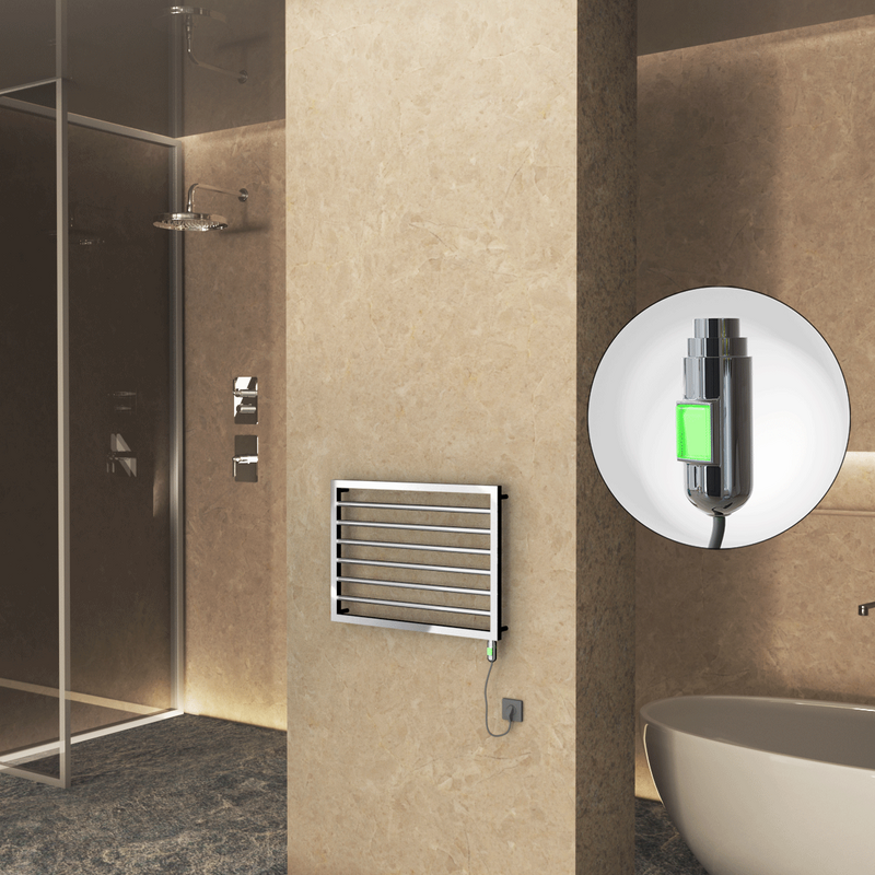 NAXOS Elektrikli Havlupan 800x578 Krom (On/Off Düğmeli) 300W