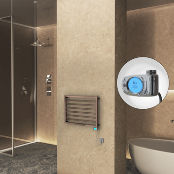  - NAXOS Elektrikli Havlupan 800x578 Rose Gold Parlak (Musa Termostat) 300W