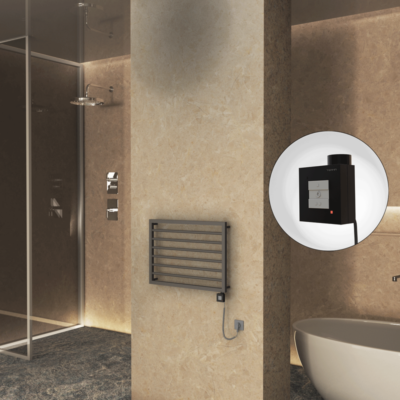 NAXOS Elektrikli Havlupan 800x578 Terra Matt Texture (KTX1 Termostat) 300W Spiral Kablolu