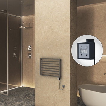  - NAXOS Elektrikli Havlupan 800x578 Terra Matt Texture (KTX3 Termostat) 300W Spiral Kablolu