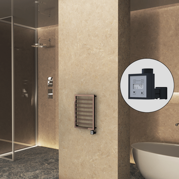 Radiva - Naxos Elektrikli Havlupan 450x655 Rose Gold (KTX3 Termostat) 200W
