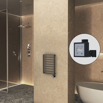 Radiva - Naxos Elektrikli Havlupan 450x655 Terra Matt (KTX3 Termostat) 300W