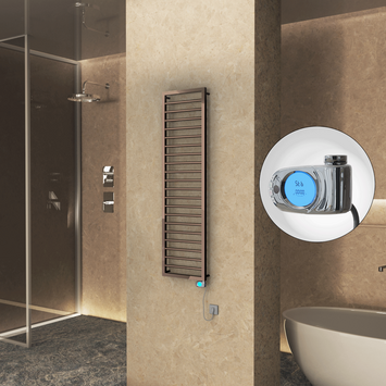 Radiva - Naxos Elektrikli Havlupan 500x1655 Rose Gold (Musa Termostat) 600W