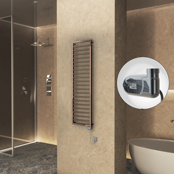 Radiva - Naxos Elektrikli Havlupan 500x1655 Rose Gold (Thesis Termostat) 600W