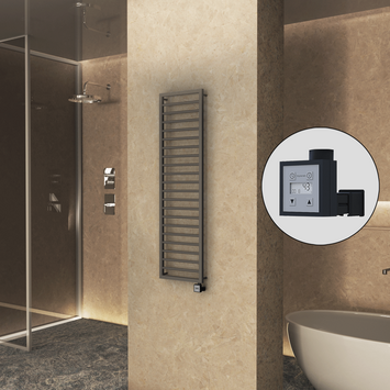 Radiva - Naxos Elektrikli Havlupan 500x1655 Terra Matt (KTX3 Termostat) 600W