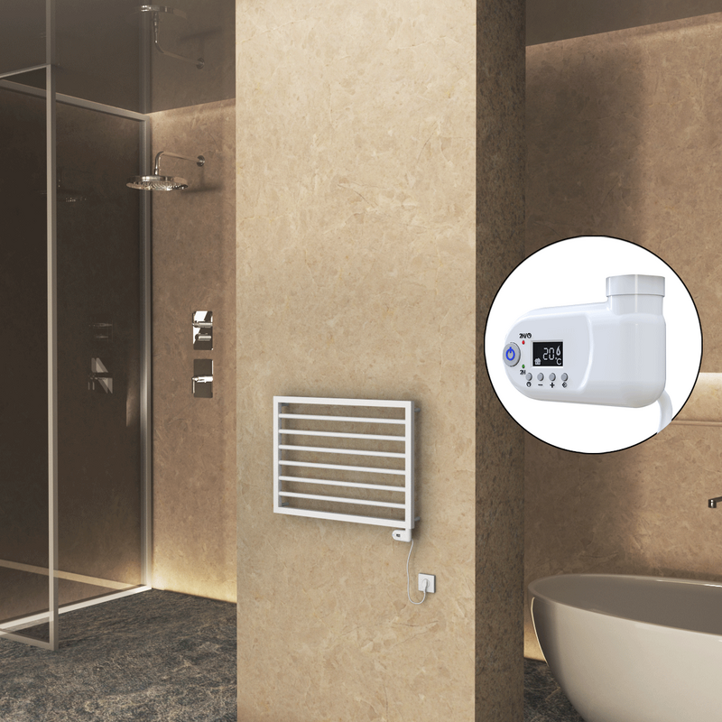 Naxos Elektrikli Havlupan 800x578 Beyaz (Thesis Termostat) 300W