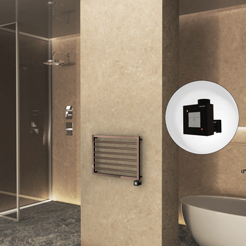 Radiva - Naxos Elektrikli Havlupan 800x578 Rose Gold (KTX1 Termostat) 300W