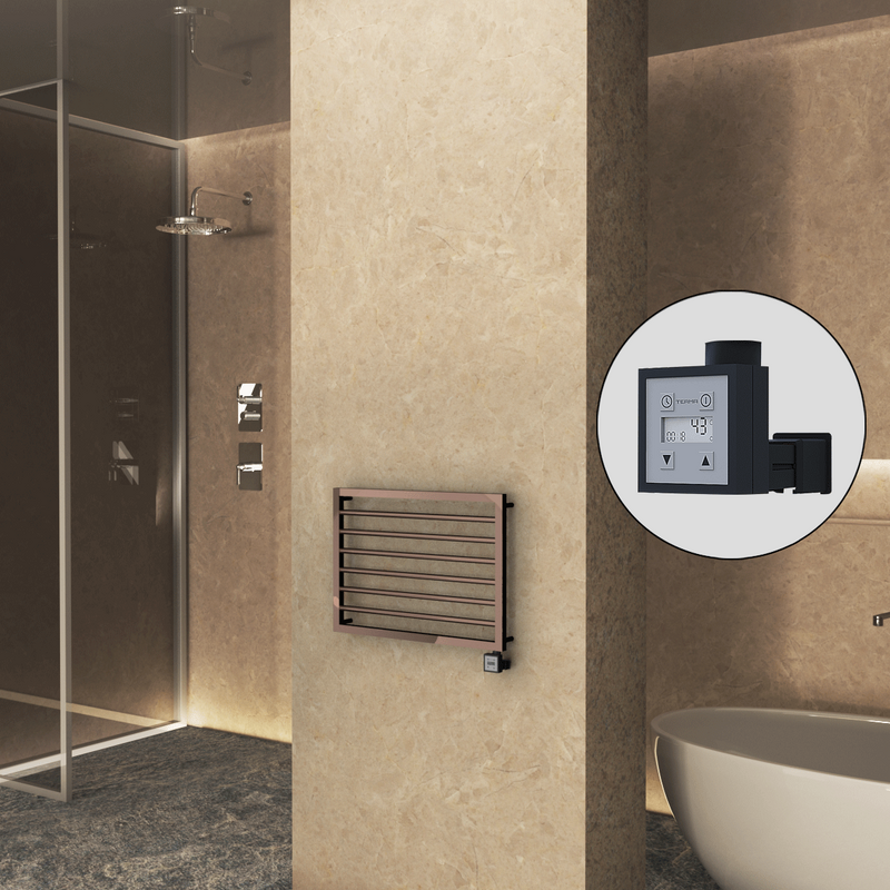 Naxos Elektrikli Havlupan 800x578 Rose Gold (KTX3 Termostat) 300W