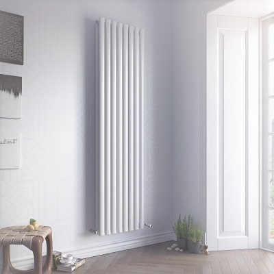 Nova Exclusive Decorative Radiator Double Panel 1500x294 White