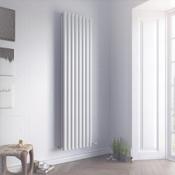 - Nova Exclusive Decorative Radiator Double Panel 1500x468 White  - Nova Exclusive Decorative Radiator Double Panel 1500x468 White