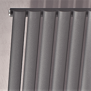 Nova Exclusive Decorative Radiator Single Panel 1500x294 Anthracite