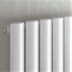 Nova Exclusive Decorative Radiator Single Panel 1800x468 White - Thumbnail