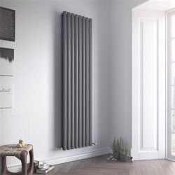 Nova Radiateur Décoratif Exclusif Panneau double 1500x294 Anthracite - Thumbnail