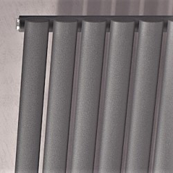 Nova Radiateur Décoratif Exclusif Panneau Unique 1800x410 Anthracite - Thumbnail