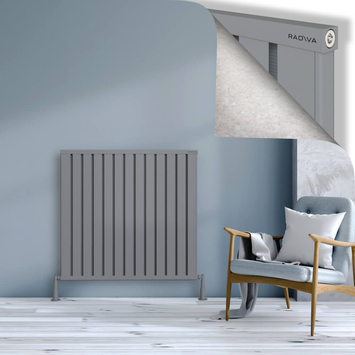 Radiva - Obi Dekoratif Alüminyum Radyatör 1000x1044 Gri