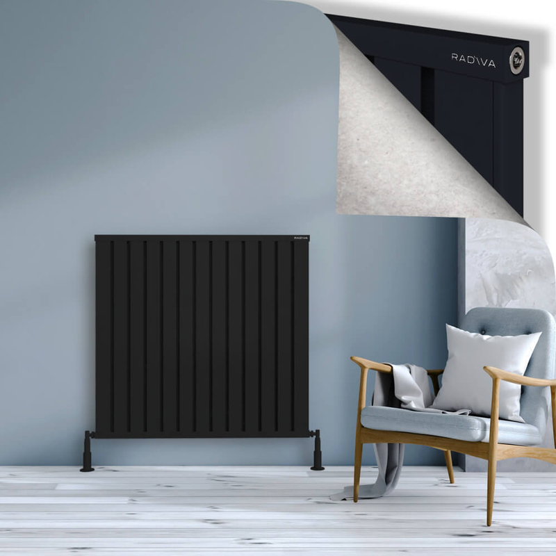 OBI Dekoratif Alüminyum Radyatör 1000x1044 Siyah