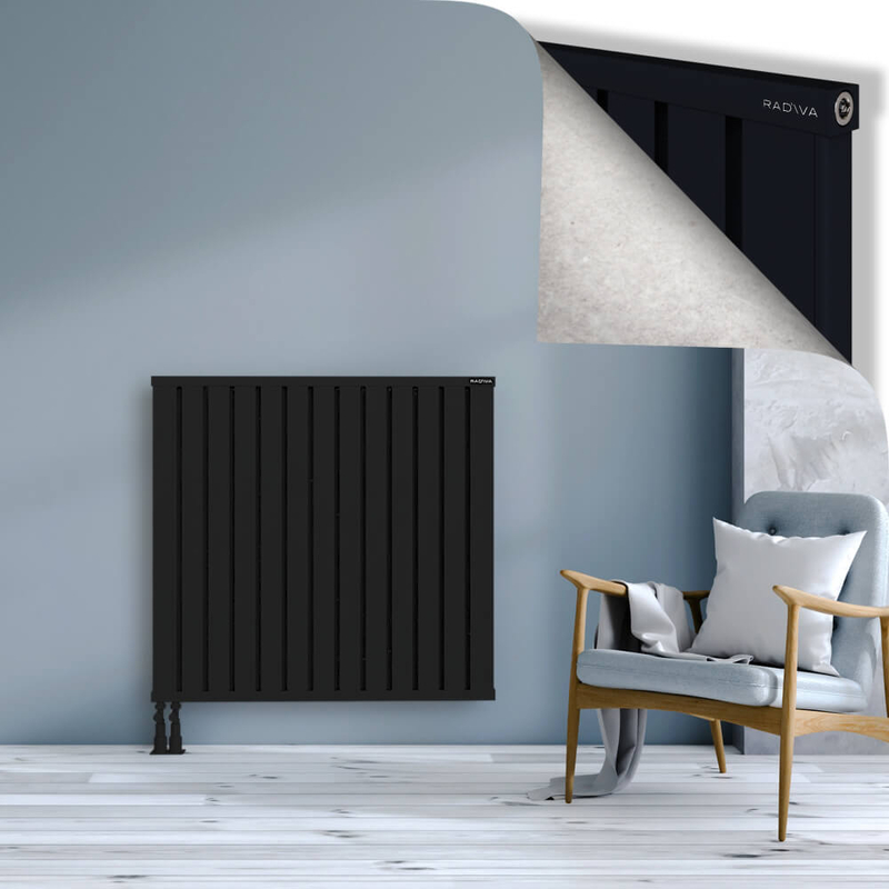 OBI Dekoratif Alüminyum Radyatör 1000x1044 Siyah