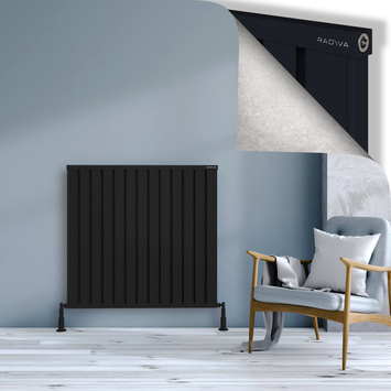 Radiva - Obi Dekoratif Alüminyum Radyatör 1000x1044 Siyah